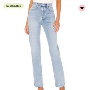 Agolde Lana jeans in riptide